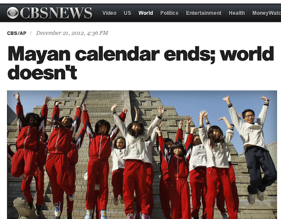 Mayan Doomsday Did not Happen